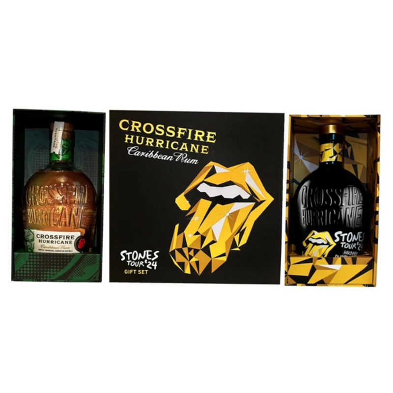 Crossfire Hurricane Caribbean Rum Stones Tour '24 Gift Set (2x700ml)
