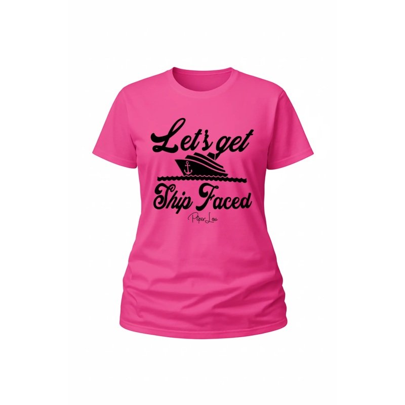 Lets Get Ship Faced - Classic Tee White