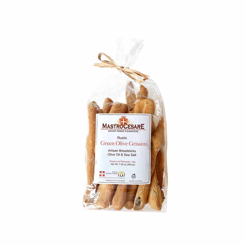 MASTRO CESARE GREEN OLIVE GRISSINI BREADSTICKS 200g