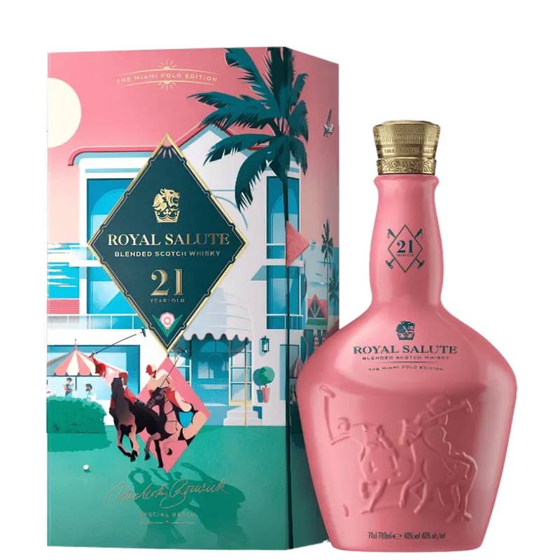 Royal Salute The Miami Polo Edition 21 Yr Blended Scotch Whisky 700ml