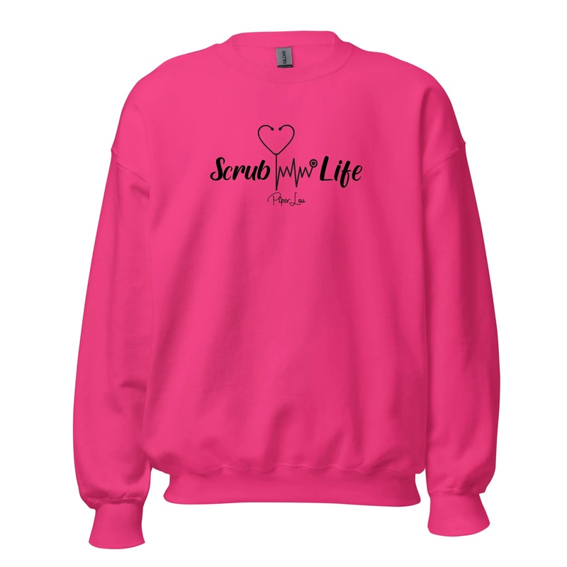 Scrub Life - Crewneck Sweatshirt White