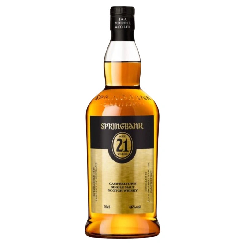 Springbank Aged 21 Years Single Malt Scotch Whisky 700mL