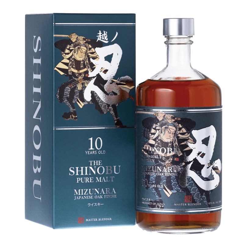 The Shinobu Pure Malt 10 Year Old Japanese Whisky 700mL