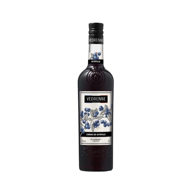 Vedrenne Liqueur Creme de Myrtille (Blueberry) 700ml (ABV 18%)