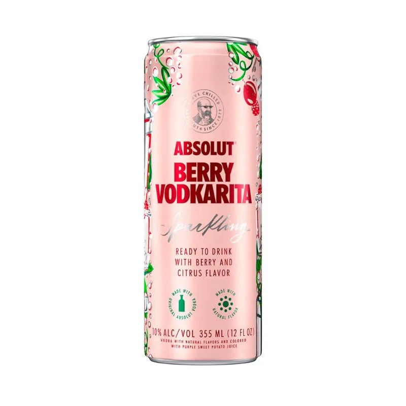 Absolut Ready To Drink Berry Vodkarita 4 Pack Cans
