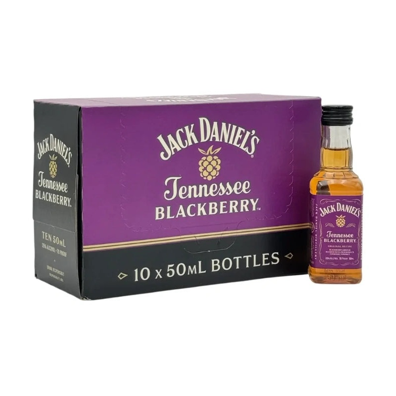 Jack Daniel's Blackberry Shooters 50mL x 10