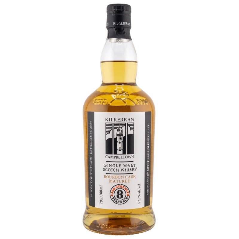 Kilkerran 8 Year Bourbon Cask Matured Cask Strength Scotch Whisky