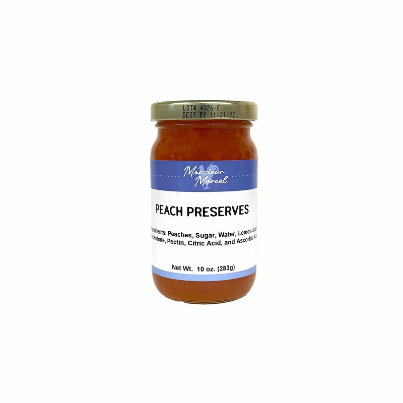 MONSIEUR MARCEL PEACH PRESERVES 10oz
