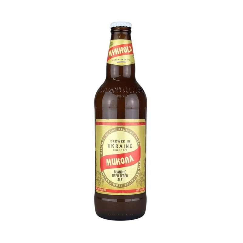 Mukona Blanche Unfiltered Ale 16.9 oz bottle