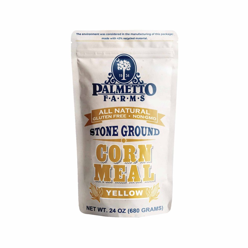 PALMETTO GLUTEN FREE STONE GROUND YELLOW CORN MEAL 24oz