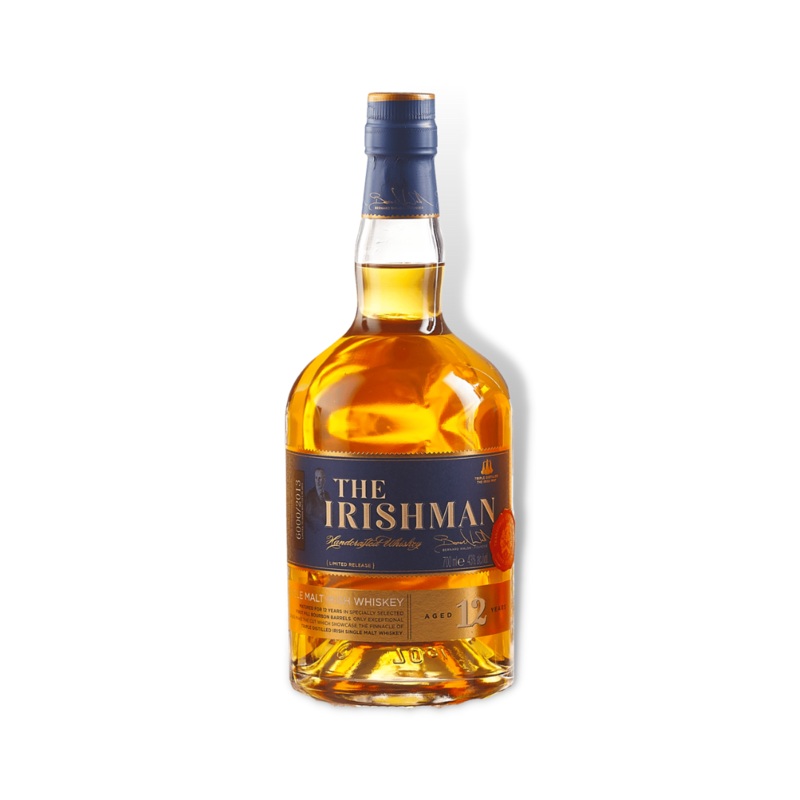 The Irishman 12 Year Old Single Malt Irish Whiskey 700ml (ABV 43%)