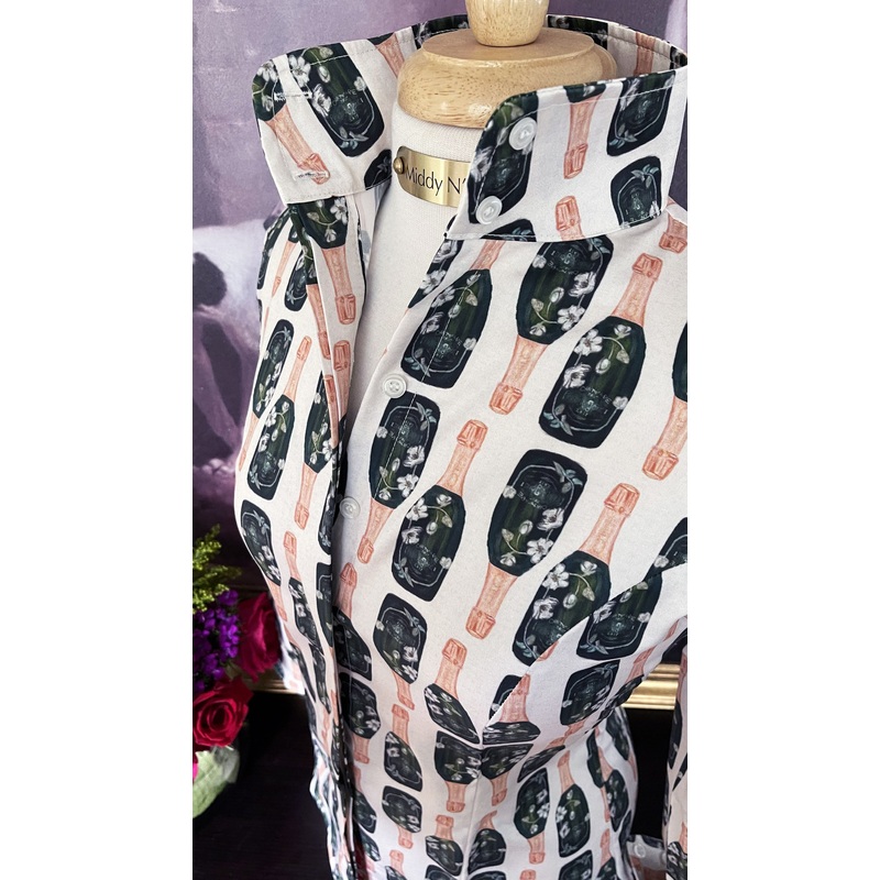 CHAMPAGNYA SHIRT IN FLEUR