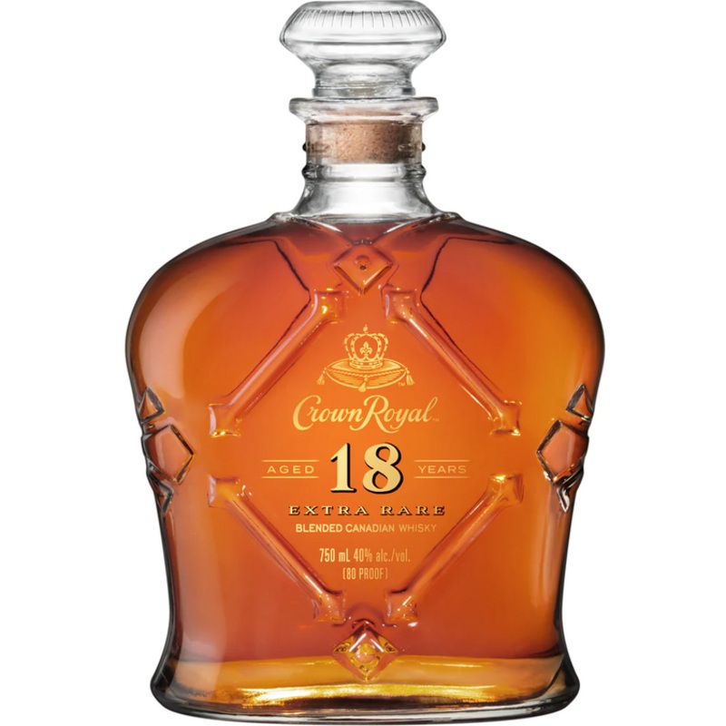 CROWN ROYAL CANADIAN WHISKY EXTRA RARE 18 YR 80 750ML