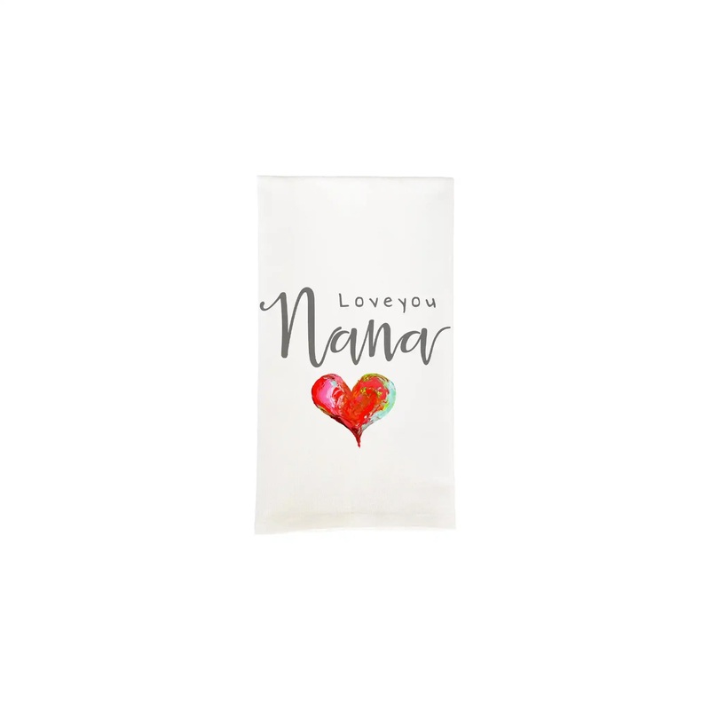 FRENCH GRAFFITI LOVE YOU NANA DISH TOWEL