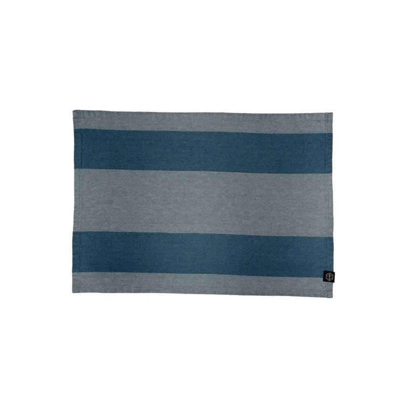 HAOMY SANTA CRUZ KITCHEN TOWEL - BLEU DE PRUSSE