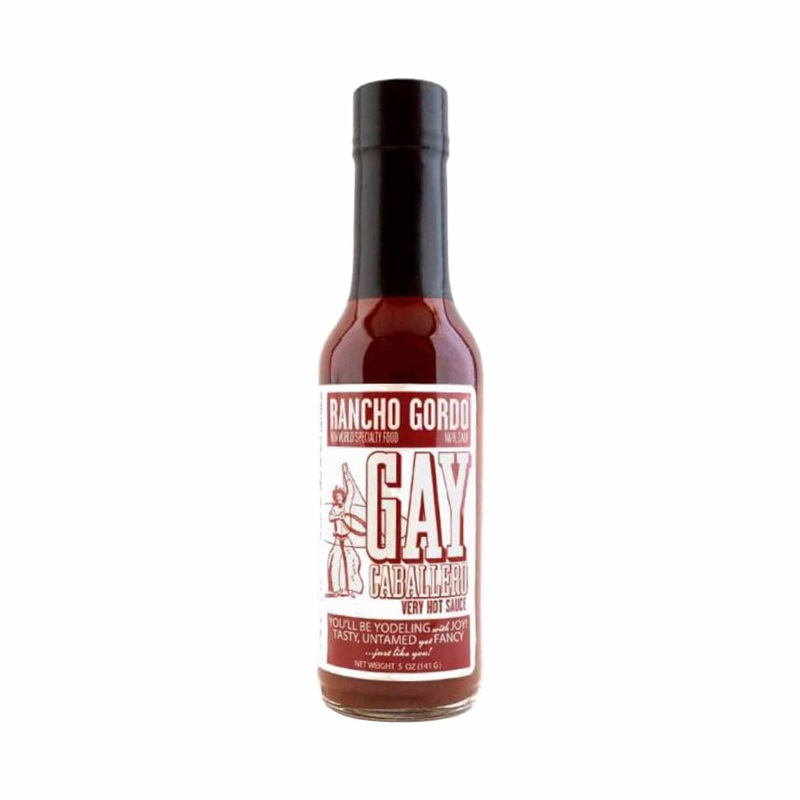 RANCHO GORDO GAY CABALLERO VERY HOT SAUCE 5oz