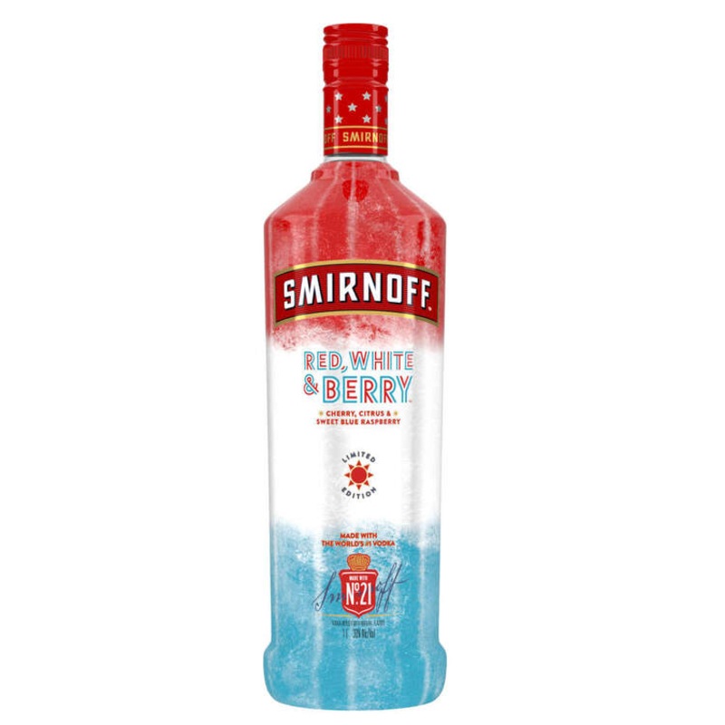 Smirnoff Red White Berry Flavored Vodka 60 750Ml