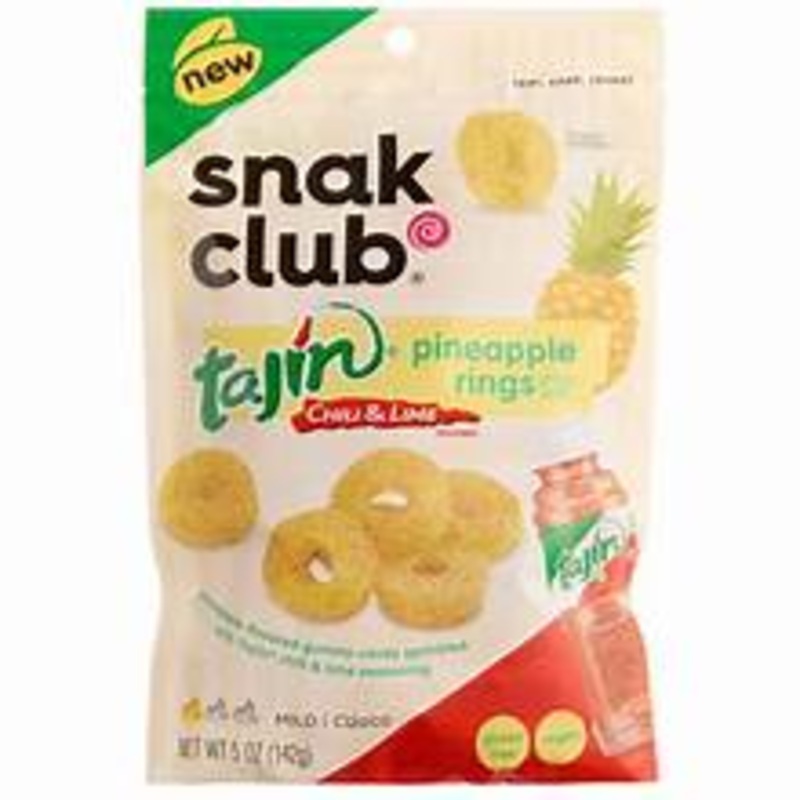 Snak Club Tajin Chile Lime Pineapple Rings 142g