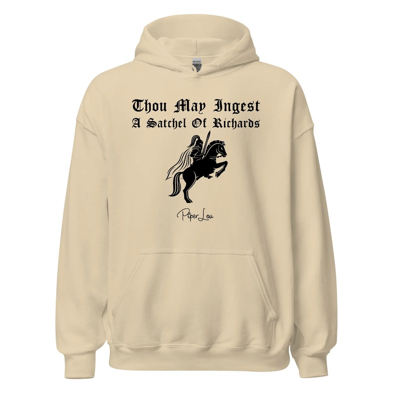 Thou May Ingest - Graphic Hoodie White