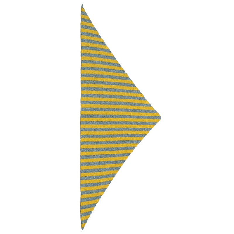 Striped Triangle Neckerchief Jungle & Turmeric Sample Sale