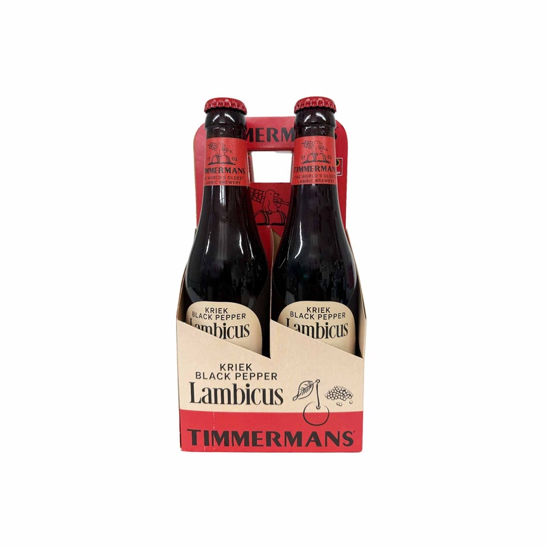 TIMMERMANS KRIEK BLACK PEPPER LAMBICUS ALE 11.2 FL OZ 4PACK