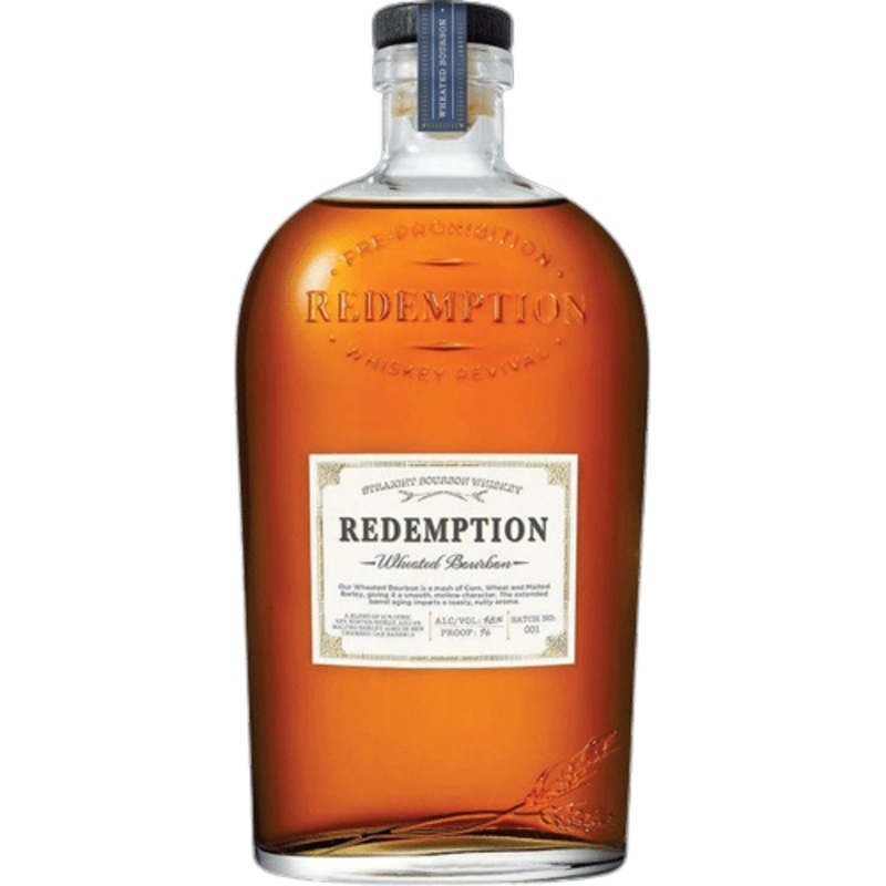 Redemption Wheated Straight Bourbon Whiskey (750ml)