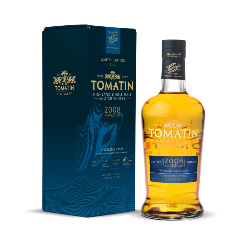 Tomatin French Collection - Rivesaltes Casks 12 Year Old 2008 Limited Edition 3 of 4 - Single Malt Scotch Whisky
