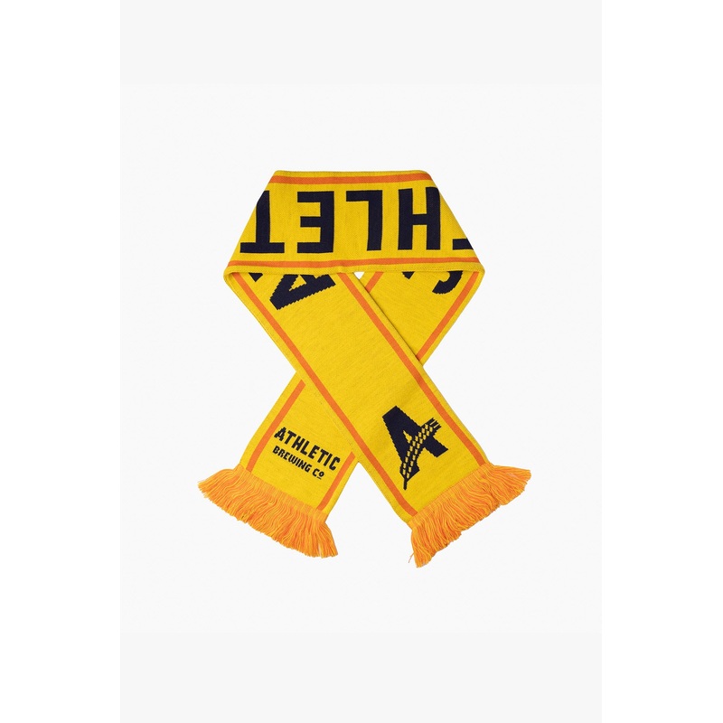 Athletic Brewing Co Custom Woven Fringe Scarf - Upside Dawn