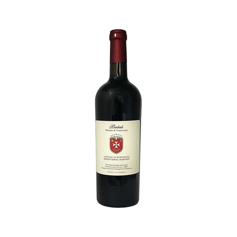 BARBALE SAPERAVI & BUDESHURI EXCEPTIONAL HARVEST 2020 750ml
