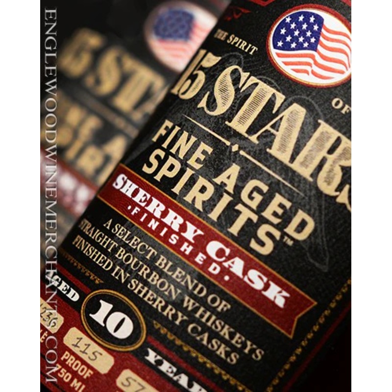 15 Stars Sherry Cask 10 Year Bourbon Whiskey