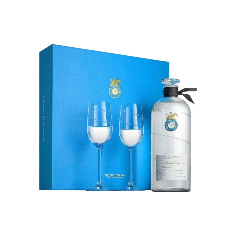 Casa Dragones Joven Tequila Gift Set with Glasses