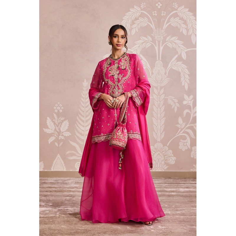 Mehrban Kurta Set Royal Fuchsia