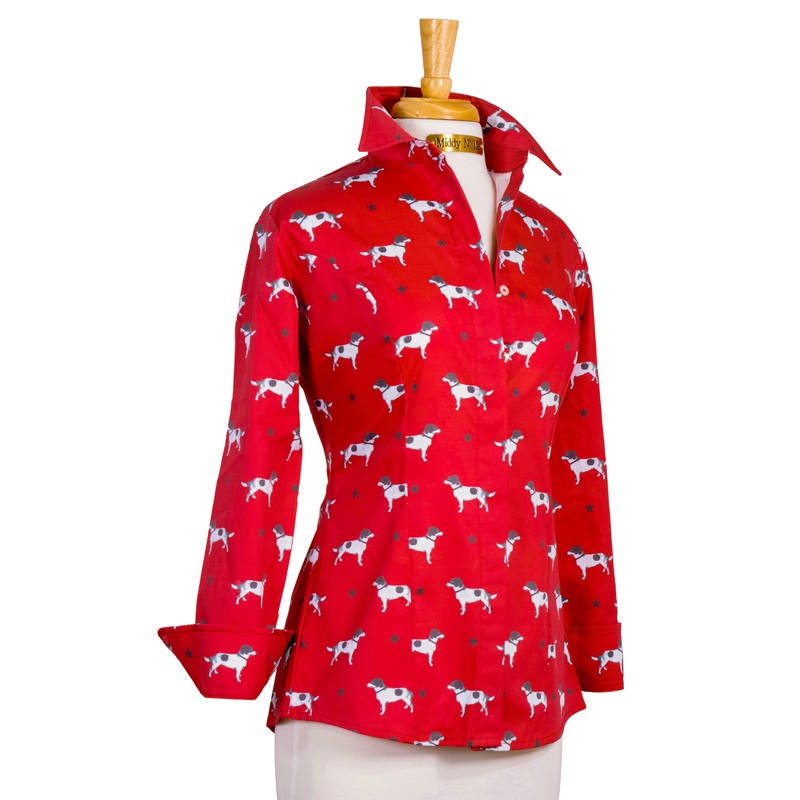 RILEY SHIRT IN CRIMSON