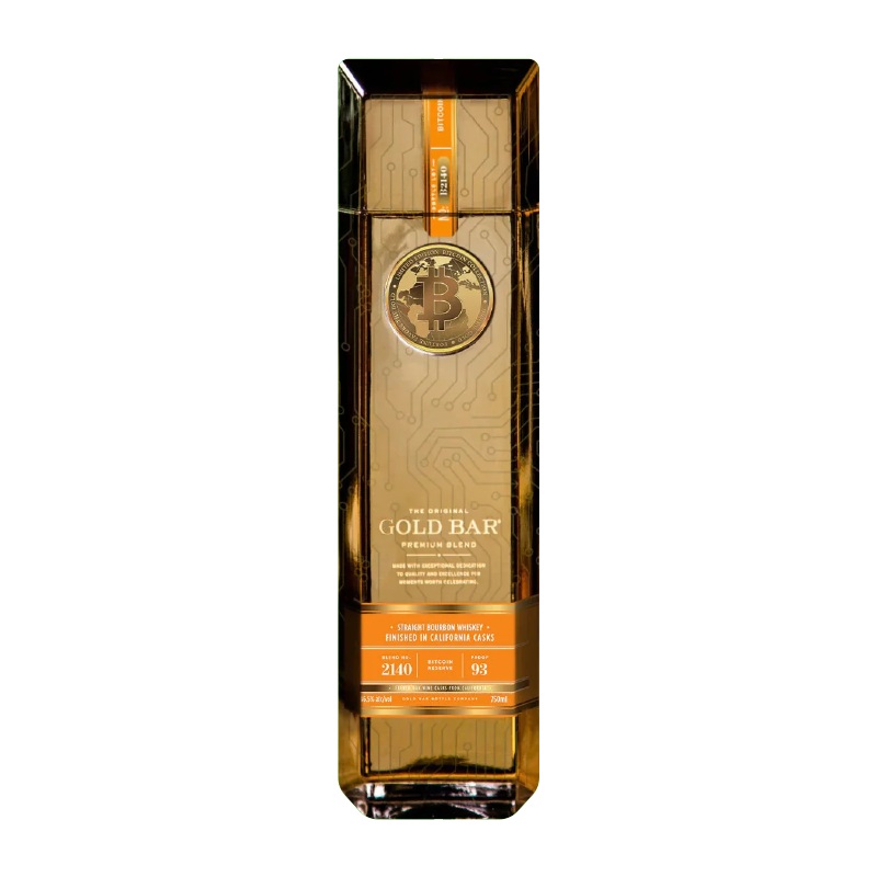 The Gold Bar "93" Blend 2140 Limited Edition Bitcoin Reserve Bourbon 750 ml