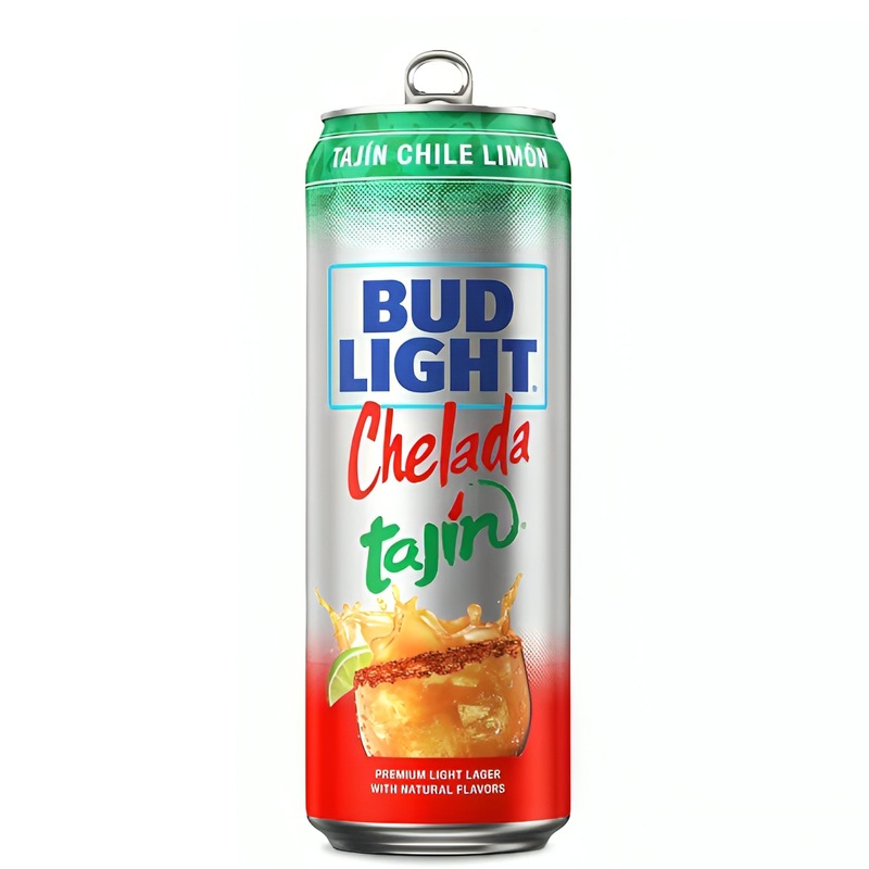 Bud Light Chelada Tajin Chile Limon Can 25oz