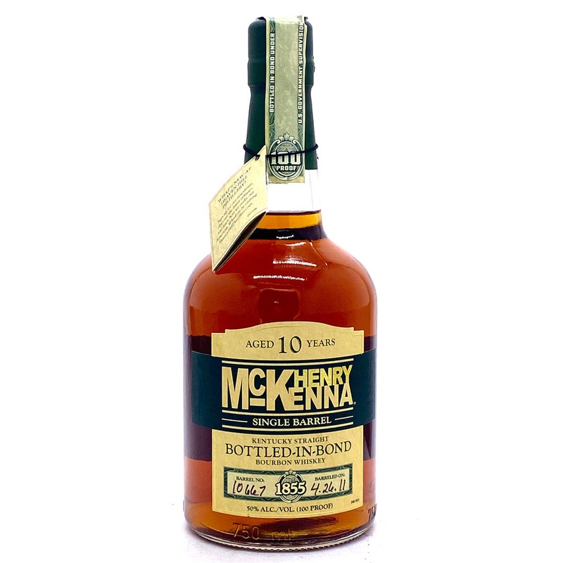 Henry McKenna 10 Year Old Bourbon Whiskey Bottled in Bond