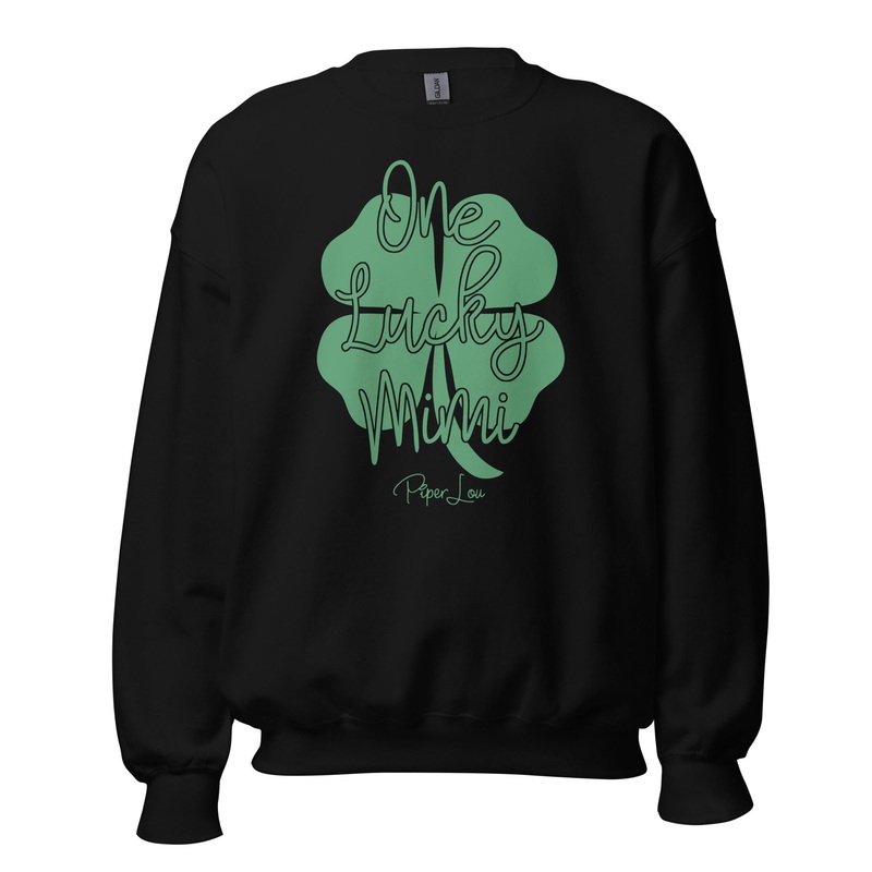 One Lucky Mimi Crewneck Sweatshirt White