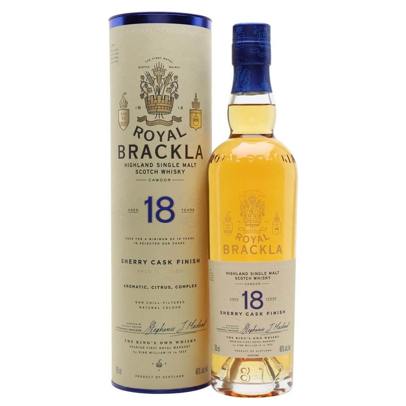 Royal Brackla Single Malt Scotch Cawdor Estate 18 Yr 92 750Ml