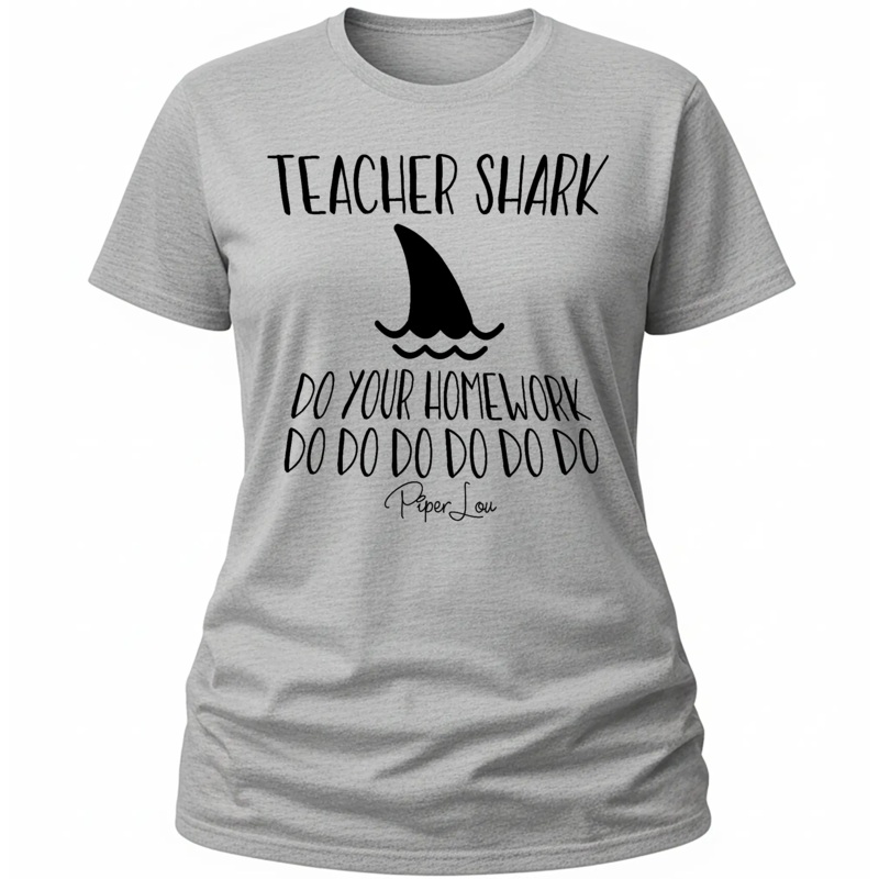 Teacher Shark - Classic Tee White
