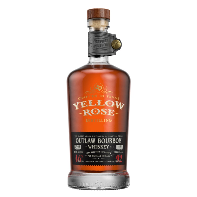Yellow Rose Distilling Bourbon Outlaw 92 750Ml Whiskey