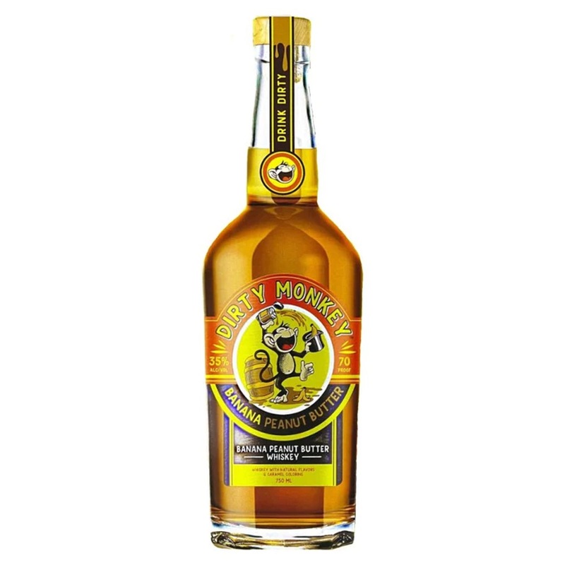 Dirty Monkey Banana Peanut Butter Whiskey (750ml)