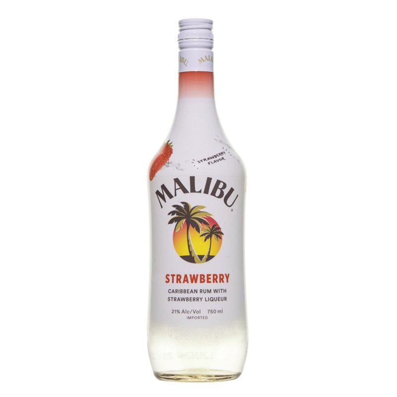 Malibu Strawberry Caribbean Rum 750ml