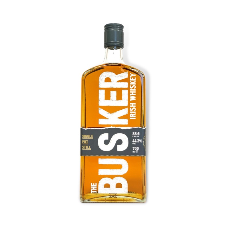 The Busker Single Pot Still Irish Whiskey 700ml (ABV 44.3%)