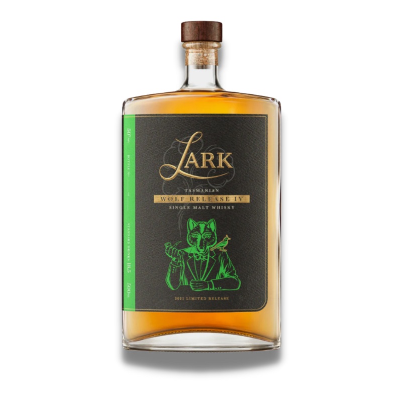Lark Wolf Release IV Tasmanian Single Malt Whisky 500ml/100ml (ABV50%)