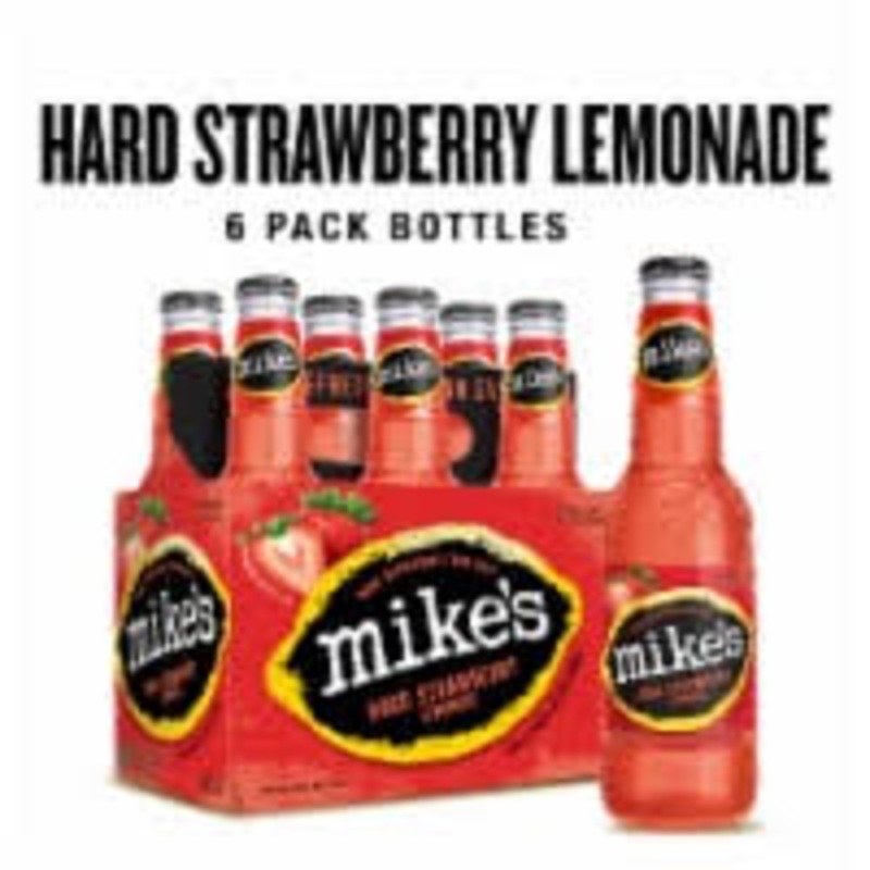 Mikes Hard Strawberry Lemonade 6 Pack Bottles