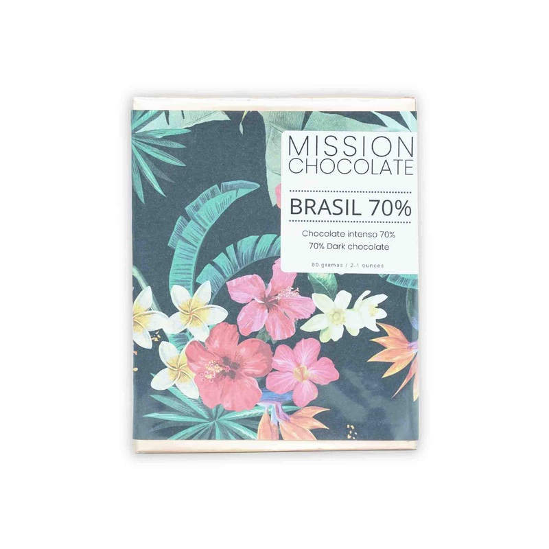 MISSION CHOCOLATE BRASIL 70% DARK CHOCOLATE 60g