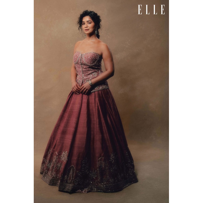 Sara Tendulkar in Devotion Lehenga Set CORAL