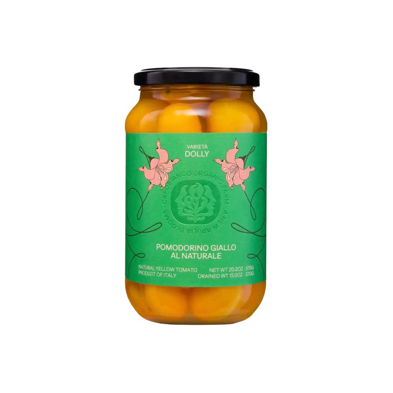 CAPOBIANCO TRADITIONAL ORGANIC YELLOW TOMATOES 575g