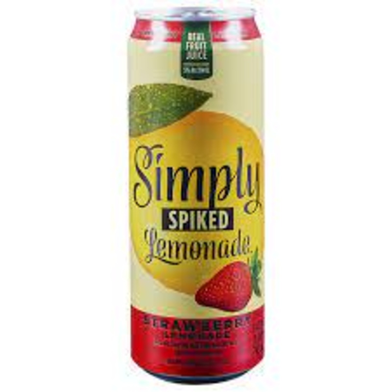 Simply Spiked Strawberry Lemonade 24oz Can