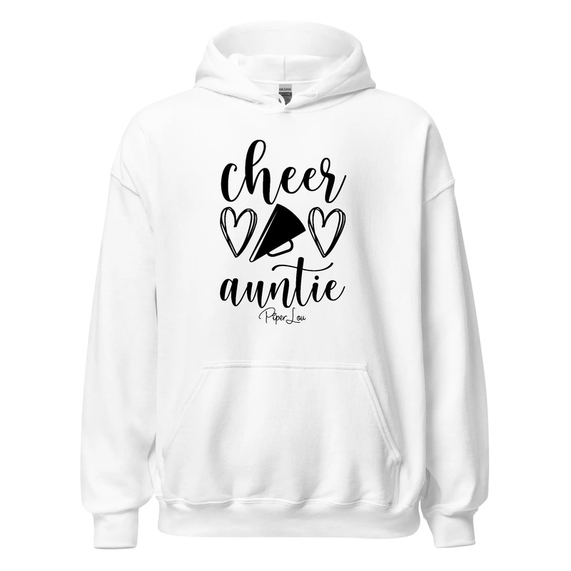Cheer Auntie - Graphic Hoodie White
